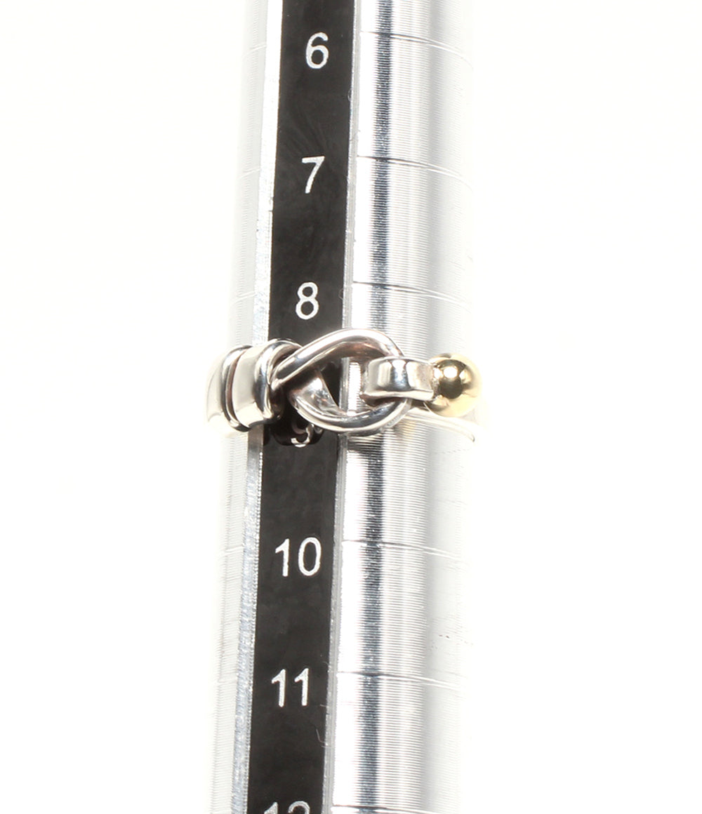 Tiffany & Co. リング 指輪 K18 SV925 フック&アイ レディース SIZE 9号 ティファニー