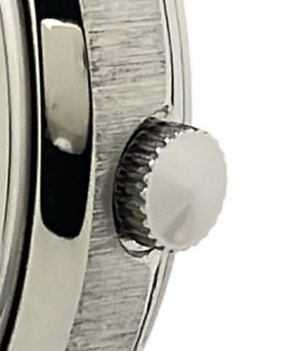 美品 ORIENT 腕時計 スリースター 自動巻き ピンク EM6Y-C0 メンズ オリエント