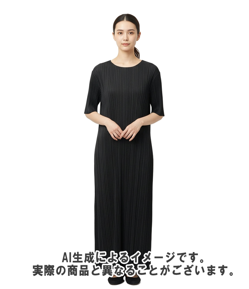 PLEATS PLEASE 半袖ワンピース レディース SIZE 5 プリーツプリーズ
