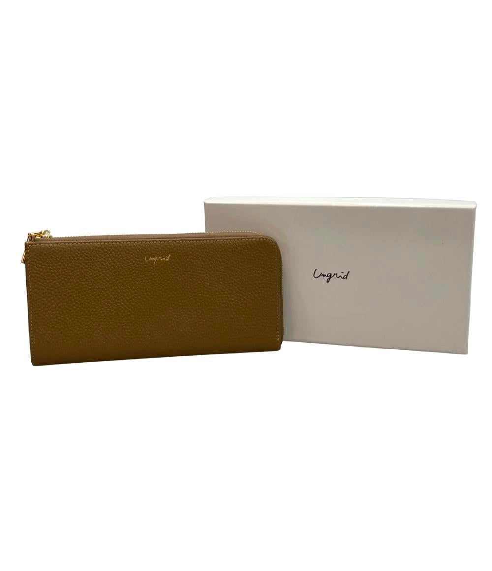 美品 Ungrid L字ファスナー長財布 レディース アングリッド