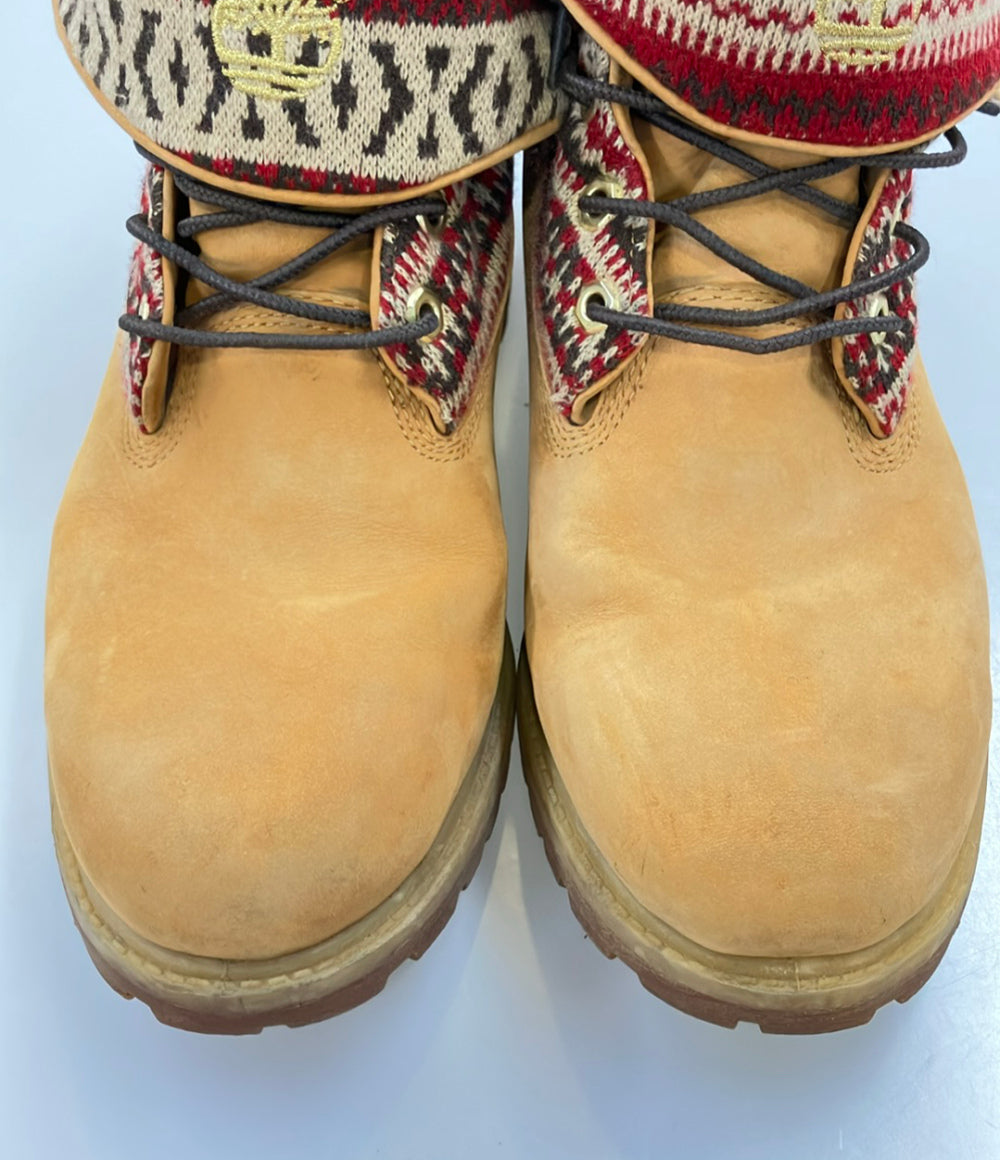 Timberland ロールトップブーツ ノルディック柄 メンズ SIZE 8.5 W ティンバーランド