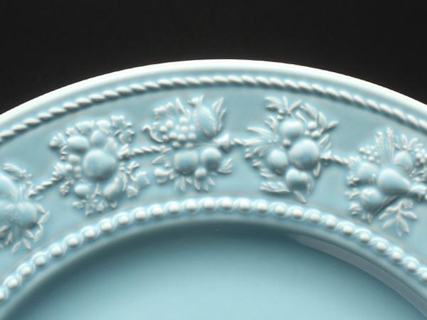美品 WEDGWOOD プレート 大皿 2点セット 27cm フェスティビティ アイボリー ブルー ウェッジウッド