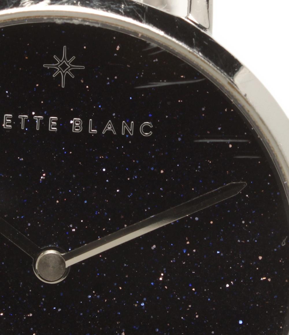 ALETTE BLANC 腕時計 クオーツ ブラック系 メンズ アレットブラン