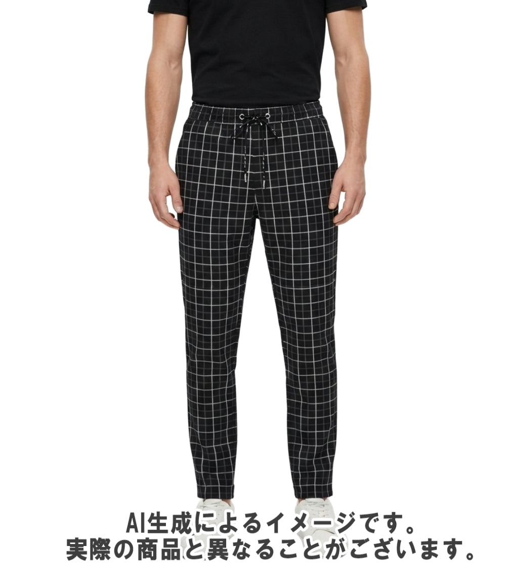 mastermind JAPAN チェック柄 イージーパンツ メンズ SIZE M マスターマインドジャパン