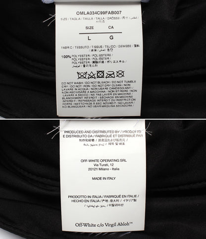 美品 OFF-WHITE バケットハット メンズ SIZE L オフホワイト