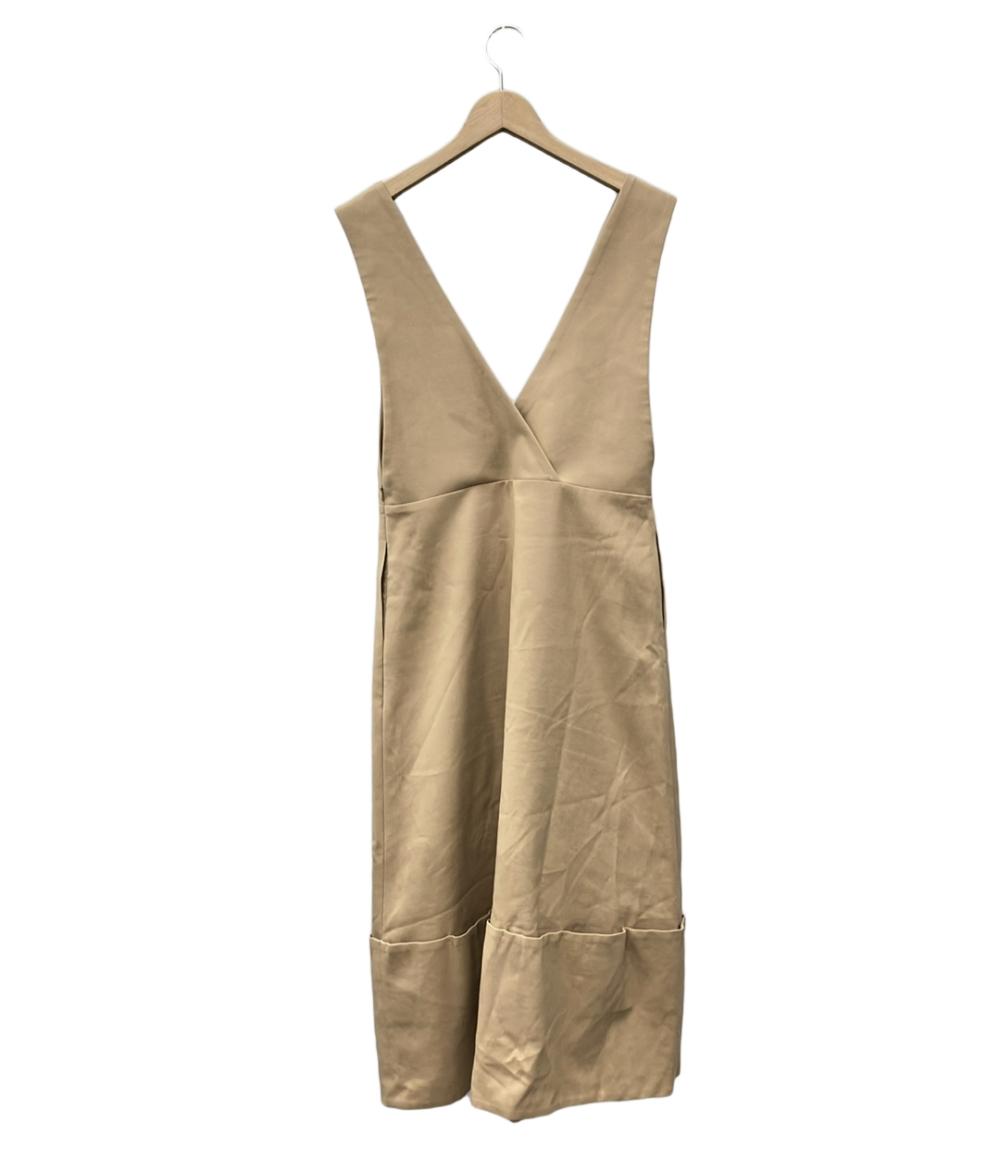 美品 アドーア ダブルクロスコットンワンピース レディース SIZE 36 (XS) ADORE