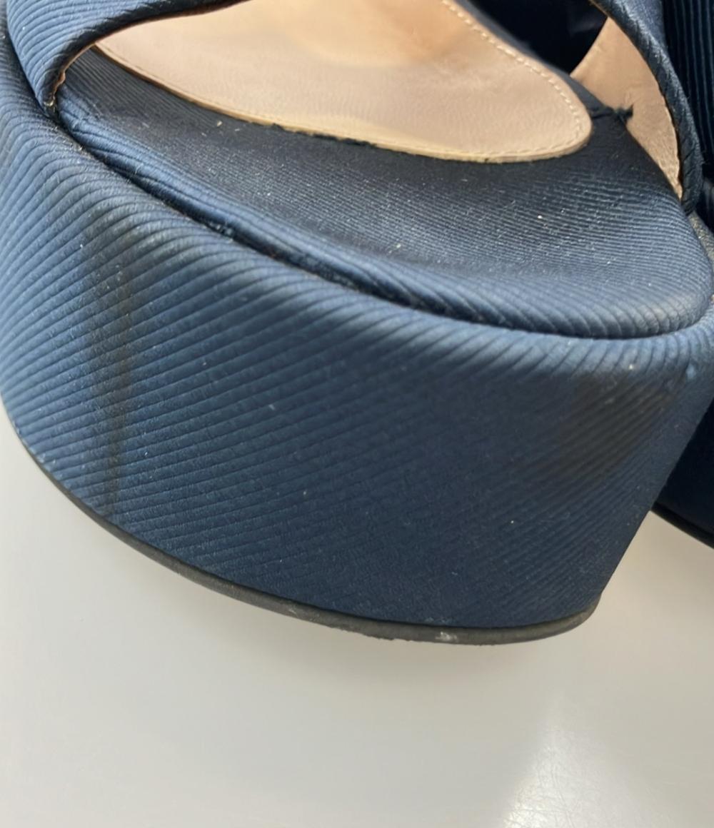 Gianvito Rossi サンダル クロスストラップ 厚底 レディース SIZE 35 1/2 (22.5cm) ジャンヴィトロッシ