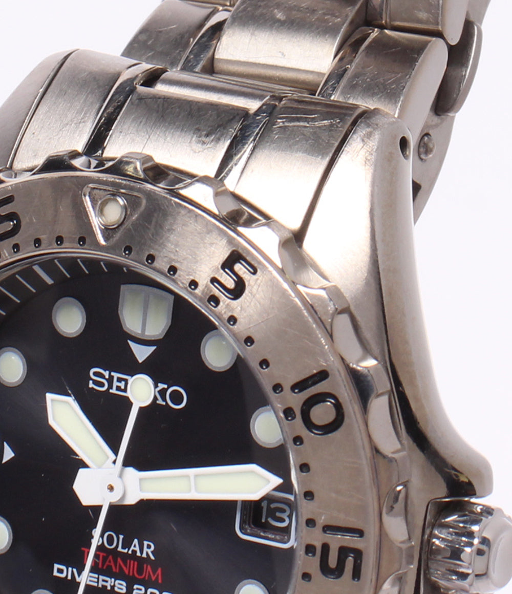SEIKO 腕時計 PROSPEX プロスペックス ソーラー ブラック SBDN013 メンズ セイコー
