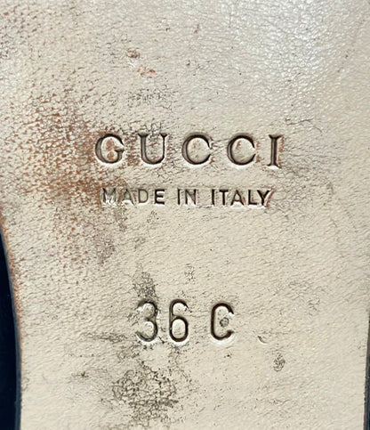 GUCCI ホースビット スクエアトゥ パンプス 101-2293 レディース SIZE 36 (23cm) グッチ