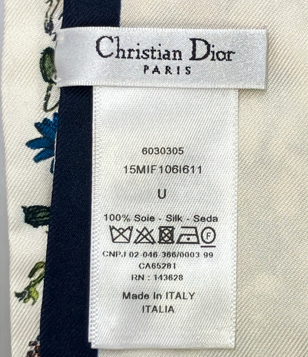 Christian Dior スカーフ シルク 100% D-MILLEFIORI ミッツア レディース クリスチャンディオール