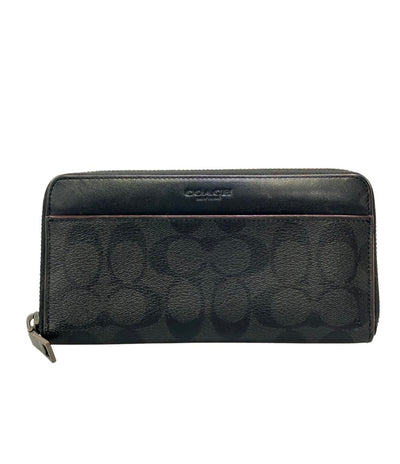 COACH ラウンドファスナー長財布 シグネチャー F25517 メンズ コーチ