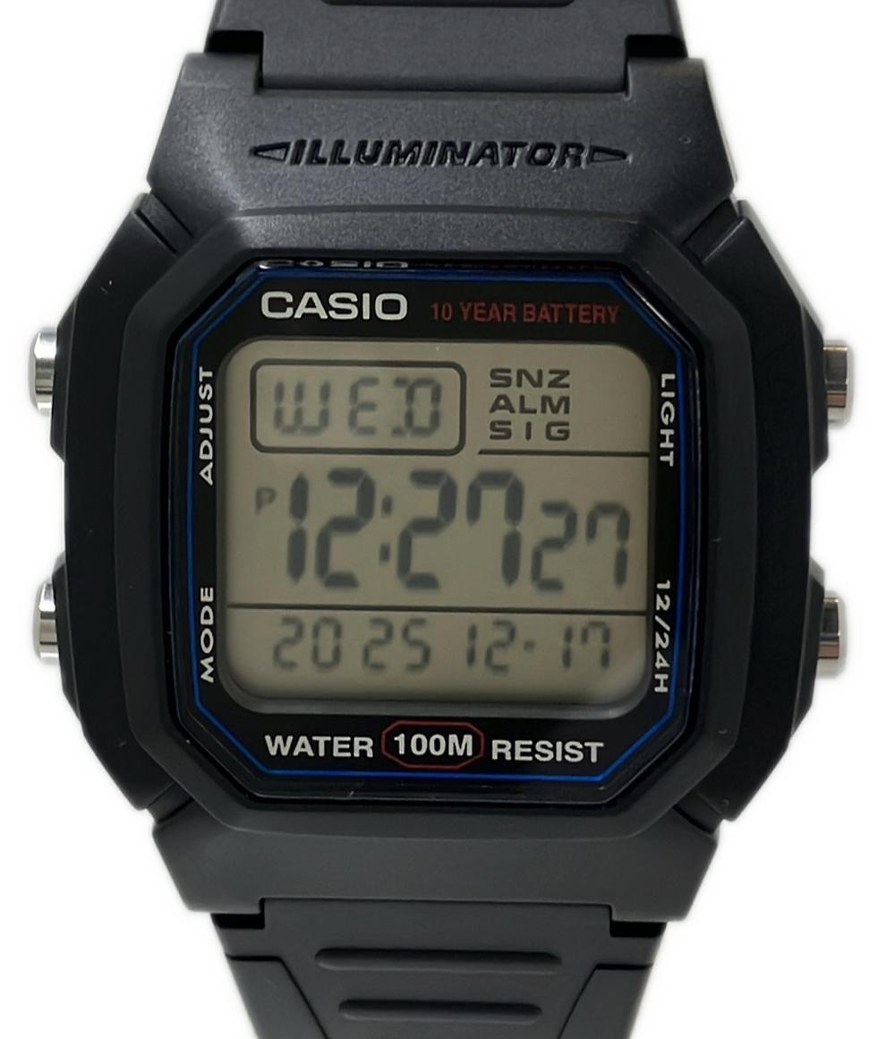 美品 CASIO 腕時計 スタンダード クオーツ W-800H レディース メンズ カシオ