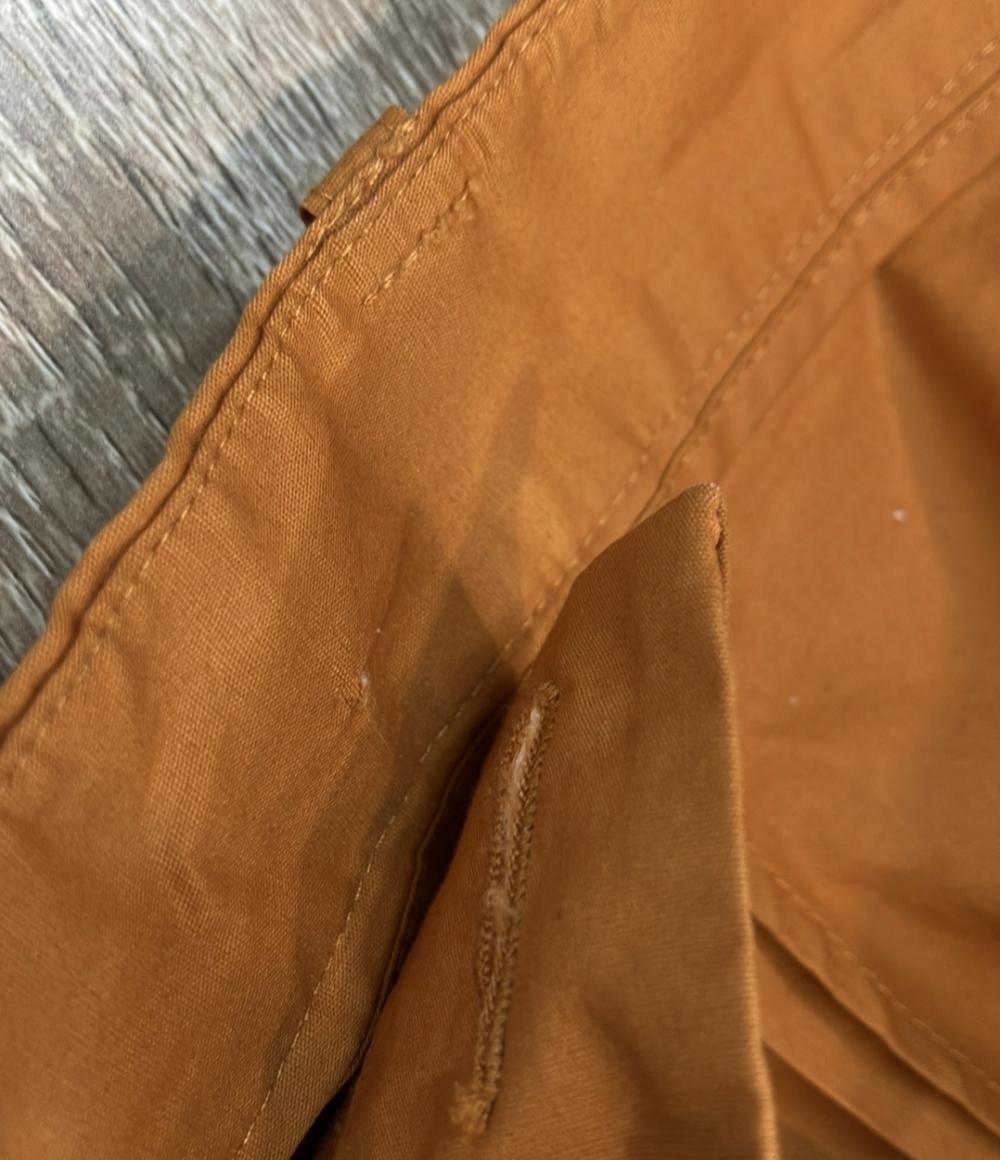 Emporio Armani テーパードパンツ ライン タック 裾ジップ グログランリボン レディース SIZE 38 (M) エンポリオ・アルマーニ
