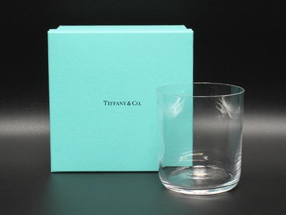 美品 TIFFANY&Co. グラス タンブラー エルサ ペレッティ サムプリント ティファニー