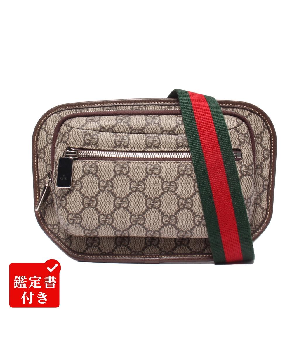 美品 GUCCI ウエストバッグ ボディバッグ ＧＧスプリーム 760217 486628 メンズ グッチ