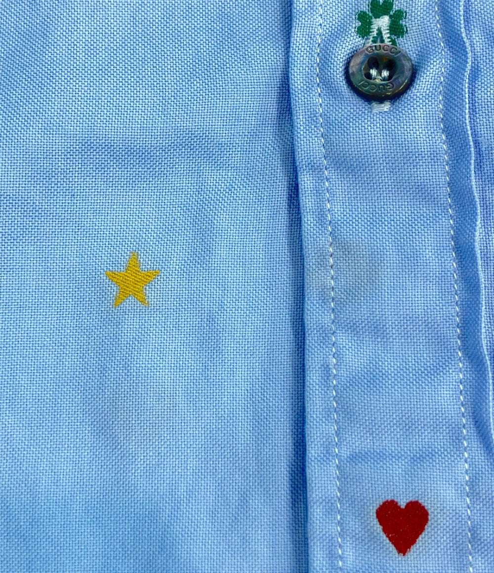 GUCCI 刺繍総柄シャツ メンズ グッチ