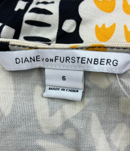 ダイアンフォンファステンバーグ 半袖ワンピース レディース SIZE 6 (S) DIANE VON FURSTENBERG