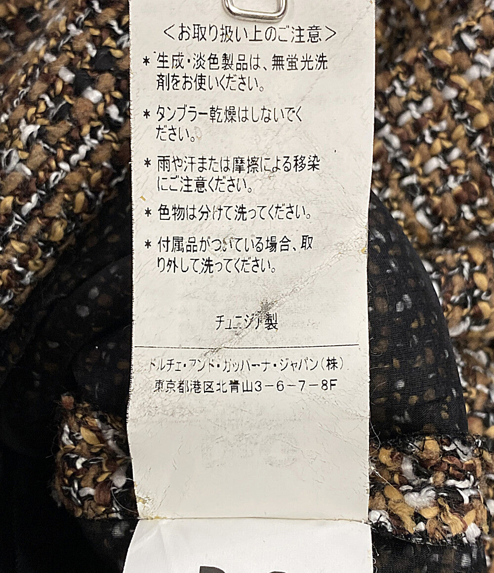 D＆G ドルチェアンドガッバーナ ノースリーブワンピース レディース SIZE 38