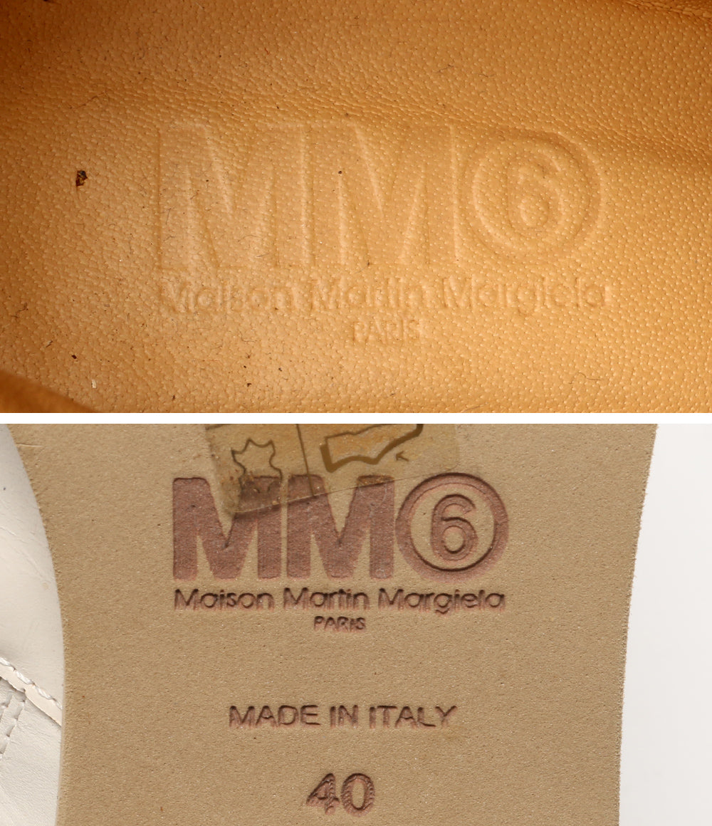 Maison Margiela メゾン マルジェラ MM6 ブーツ ホワイト S40WUu0072 レディース SIZE 40