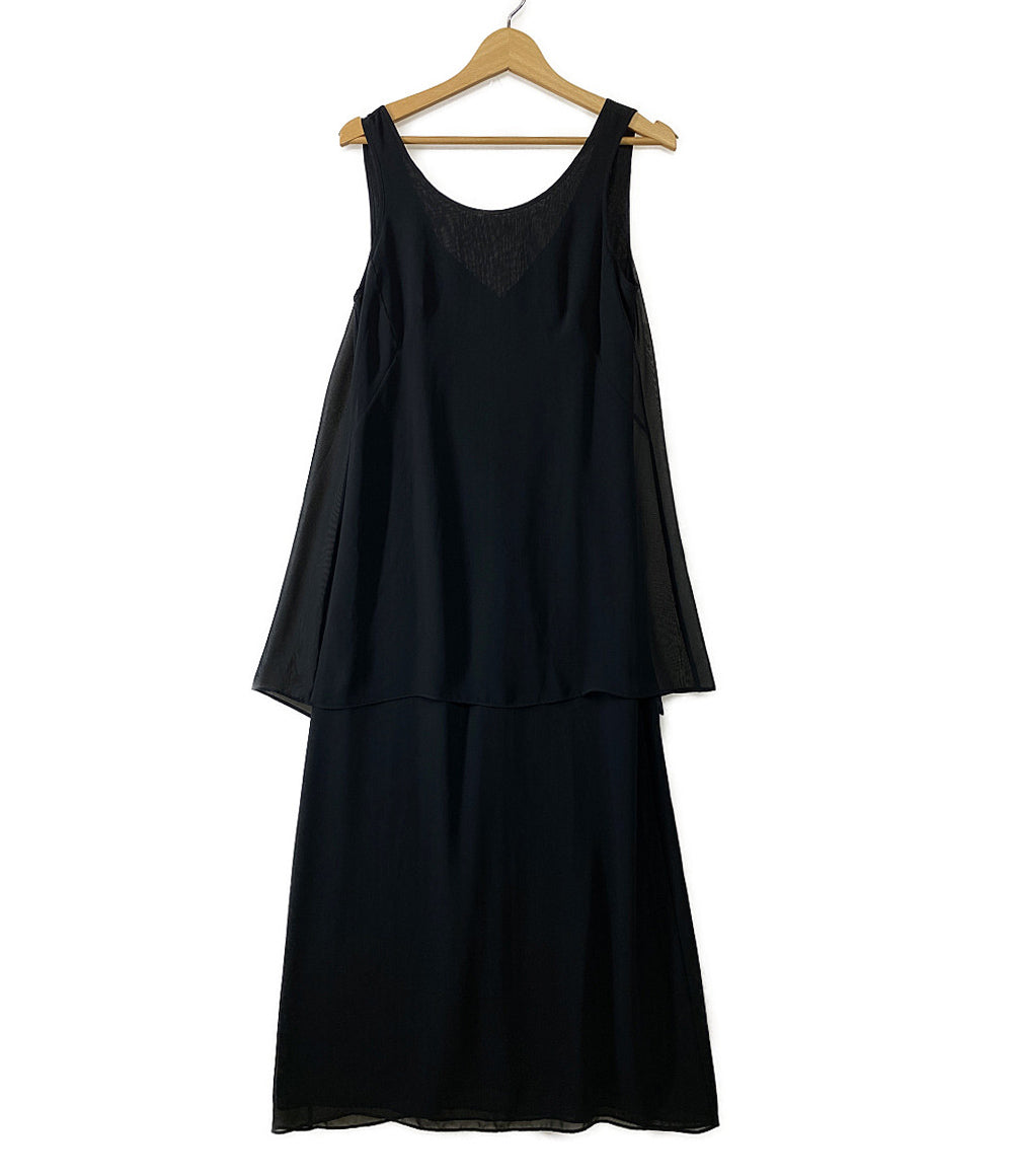 MARELLA シフォンワンピース ブラック レディース SIZE 40 マレーラ