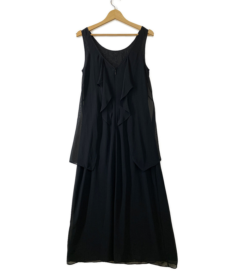MARELLA シフォンワンピース ブラック レディース SIZE 40 マレーラ