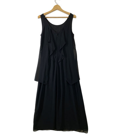 MARELLA シフォンワンピース ブラック レディース SIZE 40 マレーラ