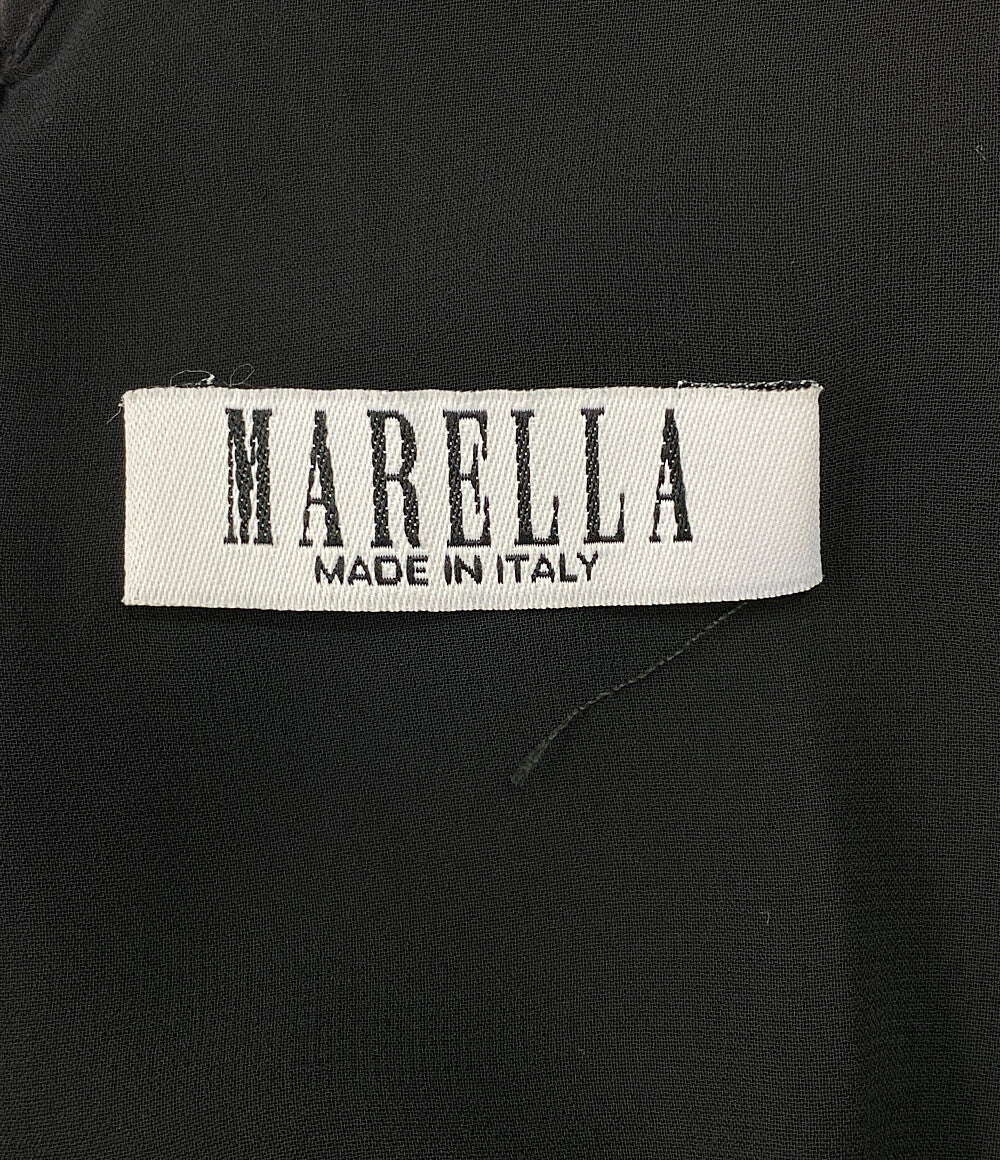 MARELLA シフォンワンピース ブラック レディース SIZE 40 マレーラ