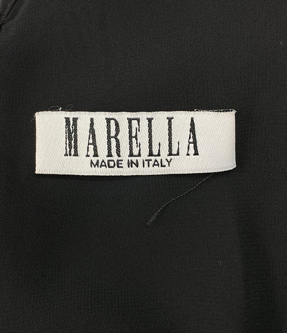 MARELLA シフォンワンピース ブラック レディース SIZE 40 マレーラ