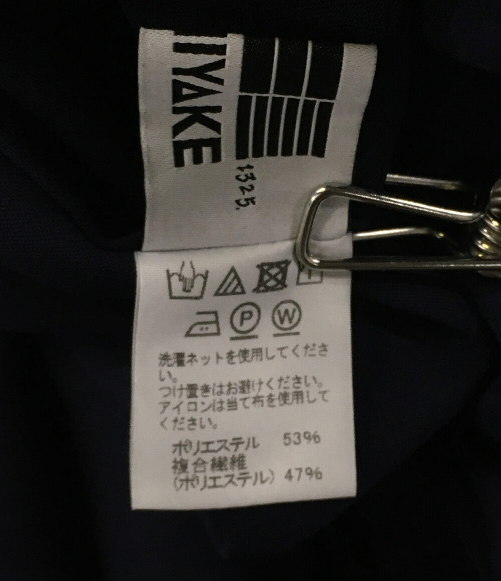 ISSEY MIYAKE 半袖シャツ ネイビー ドルマン 2019SS IL93FT301 レディース SIZE 3 イッセイミヤケ