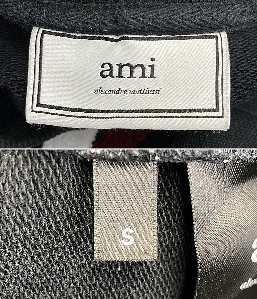 AMI Alexandre Mattiussi アミ アレクサンドル マテュッシ スウェットシャツ ブラック レディース SIZE S