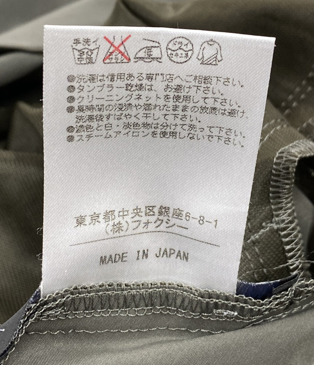 フォクシー ニューヨーク ノースリーブワンピース カーキ レディース SIZE 38 FOXEY NEW YORK