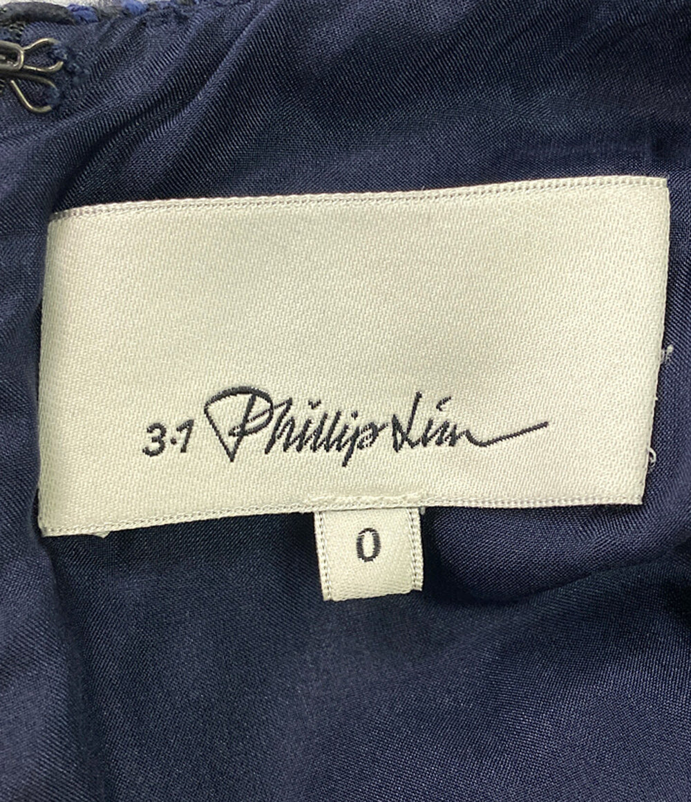 3.1 Phillip Lim ノースリーブワンピース ドレス ネイビー レディース SIZE - 3.1フィリップリム