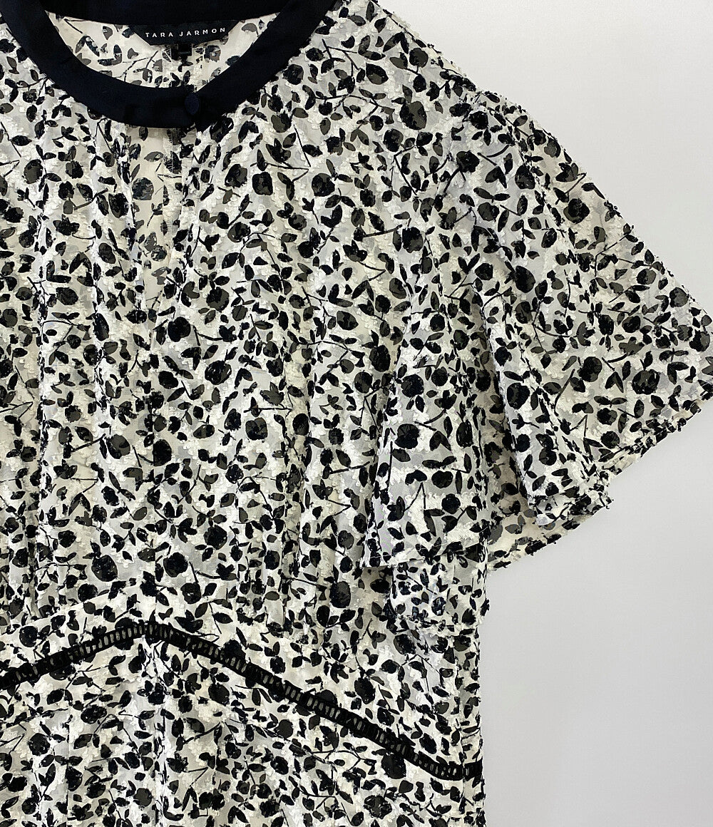 tara jarmon 半袖ワンピース 花柄 レディース SIZE S タラジャーモン