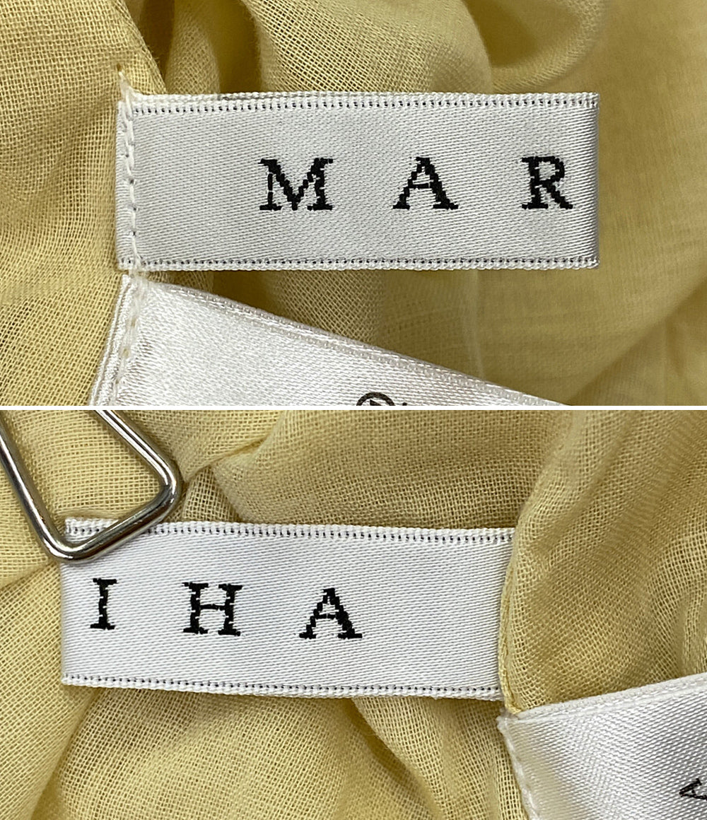 MARIHA ノースリーブワンピース イエロー レディース SIZE 36 マリハ