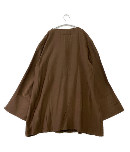 EAUK オーク 長袖シャツ オープンカラー open shirt レディース SIZE 2