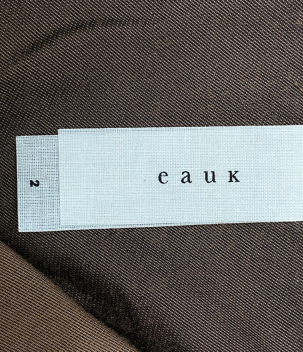 EAUK オーク 長袖シャツ オープンカラー open shirt レディース SIZE 2