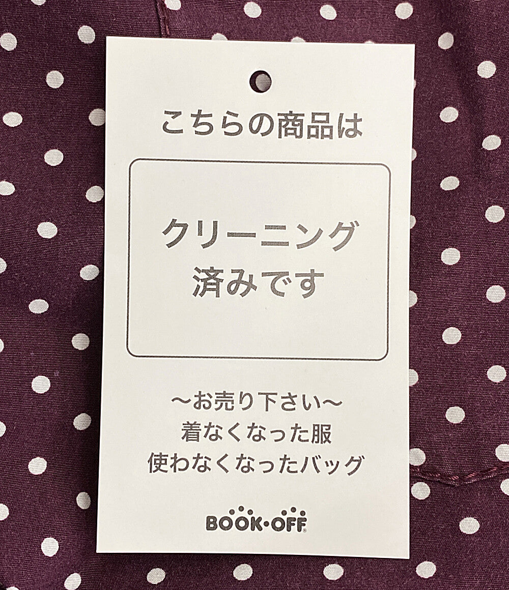 COMME des GARCONS HOMME 長袖シャツ パープル ドット HH-B006 メンズ SIZE M コムデギャルソンオム