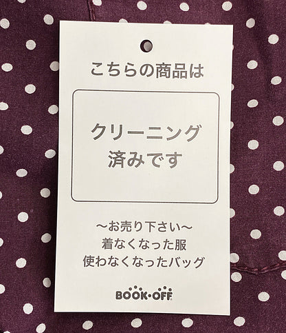 COMME des GARCONS HOMME 長袖シャツ パープル ドット HH-B006 メンズ SIZE M コムデギャルソンオム