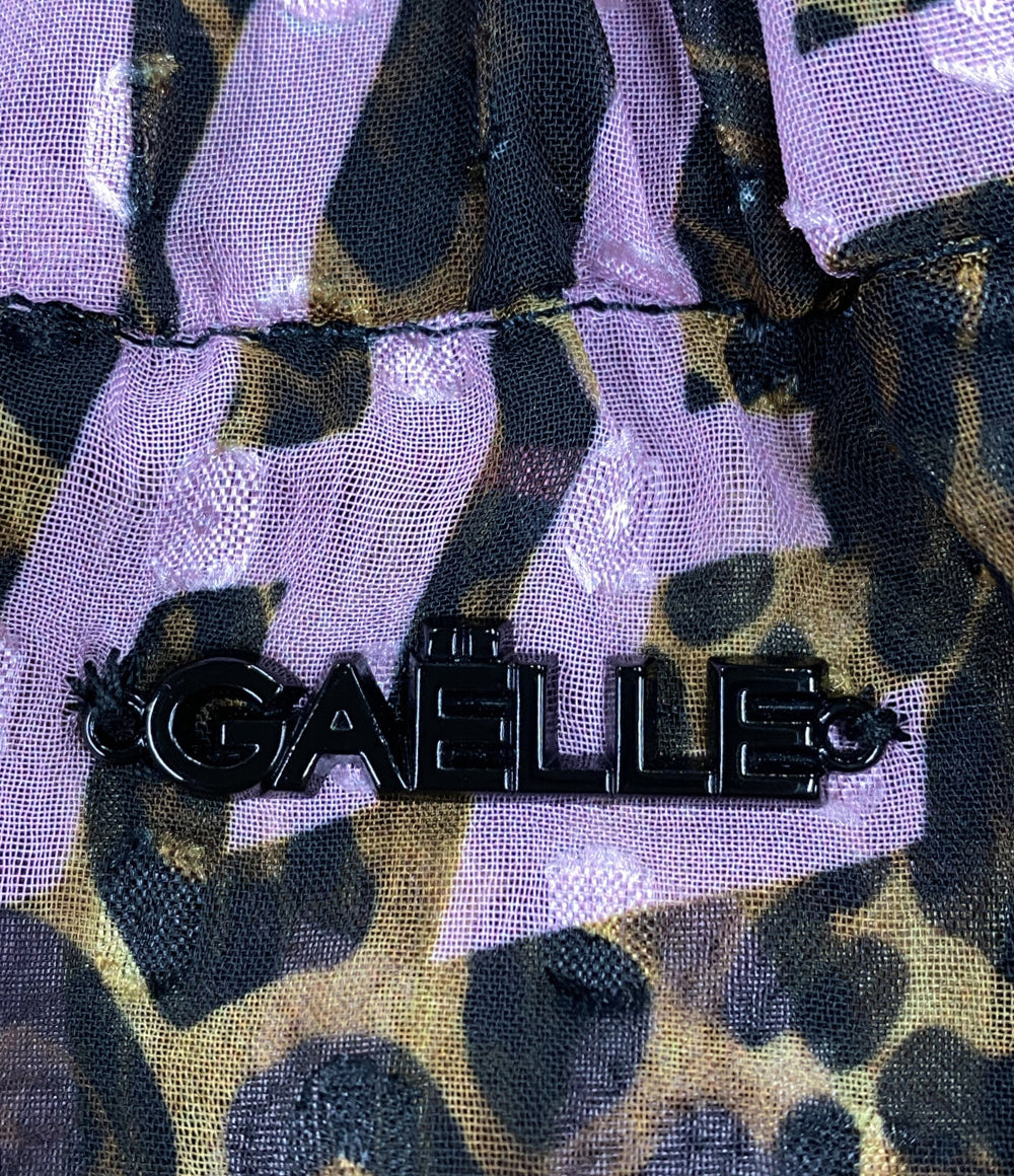 ガエルパリ ティアードスカート レオパード レディース SIZE 16A gaelle paris