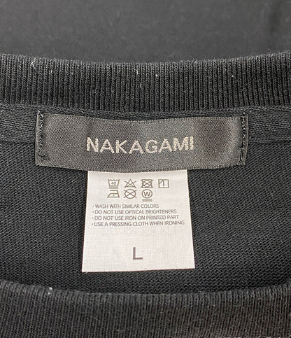 NAKAGAMI ナカガミ 半袖Ｔシャツ ブラック レディース SIZE L