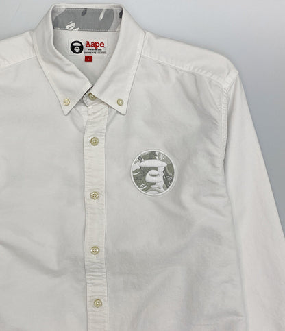AAPE BY A BATHING APE エーエイプバイアベイシングエイプ 長袖シャツ メンズ SIZE L