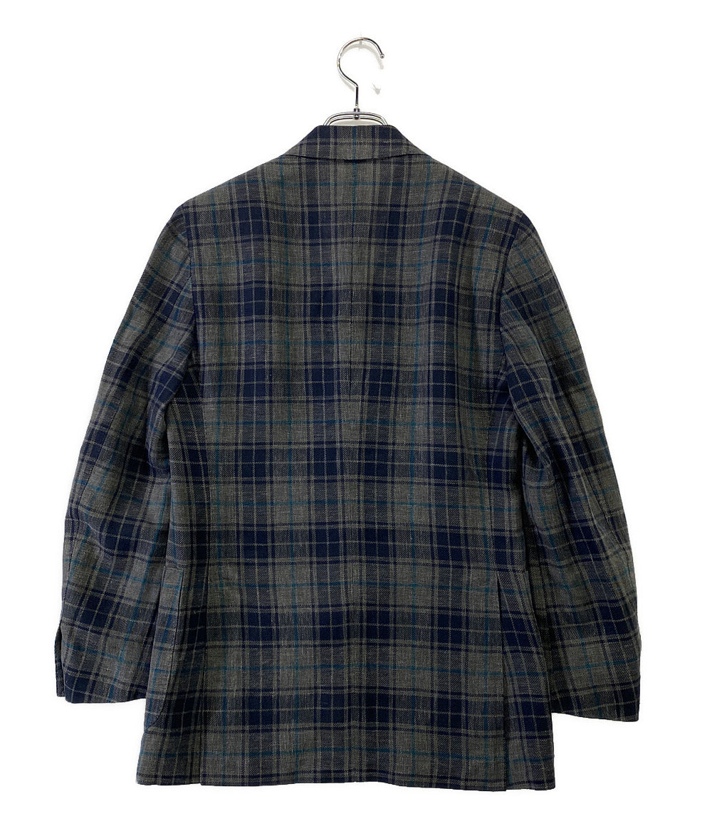 LARDINI シングルジャケット チェック メンズ SIZE 42 ラルディーニ
