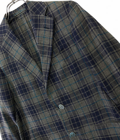 LARDINI シングルジャケット チェック メンズ SIZE 42 ラルディーニ