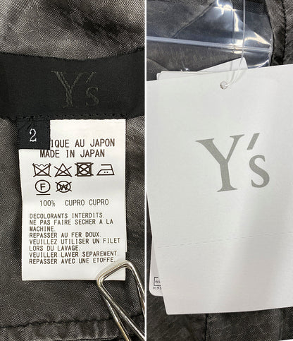 Y’s 半袖シャツドレス HOUNDSTOOTH SHIRT DRESS 2024ss YN-D22-225 レディース SIZE 2 ワイズ