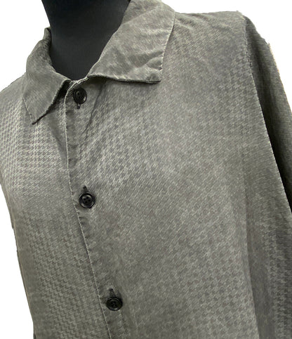 Y’s 半袖シャツドレス HOUNDSTOOTH SHIRT DRESS 2024ss YN-D22-225 レディース SIZE 2 ワイズ