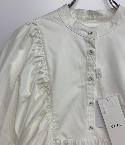 COEL コエル 長袖ワンピース ボリュームスリーブ ホワイト レディース SIZE 38