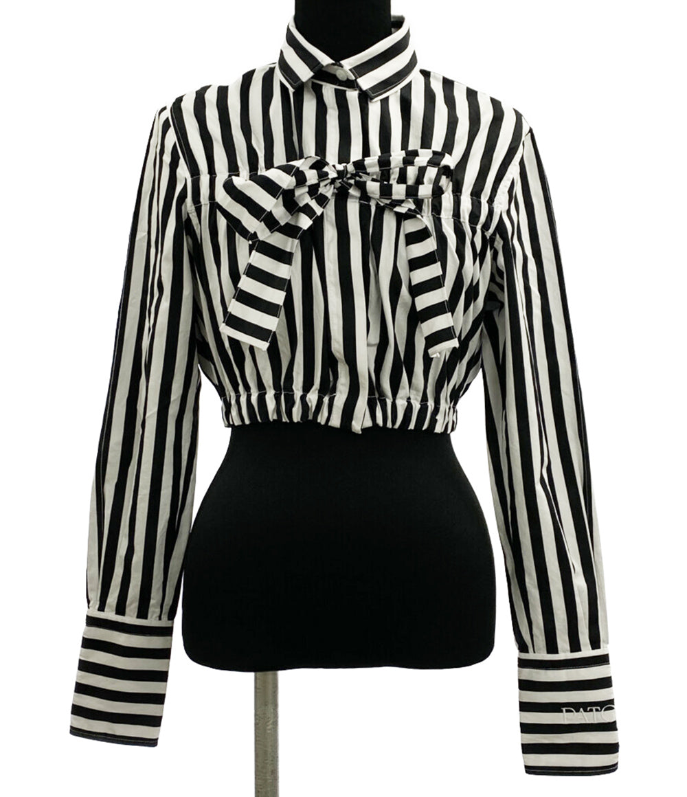 PATOU パトゥ ブラウス ショート丈 24SS レディース SIZE 34
