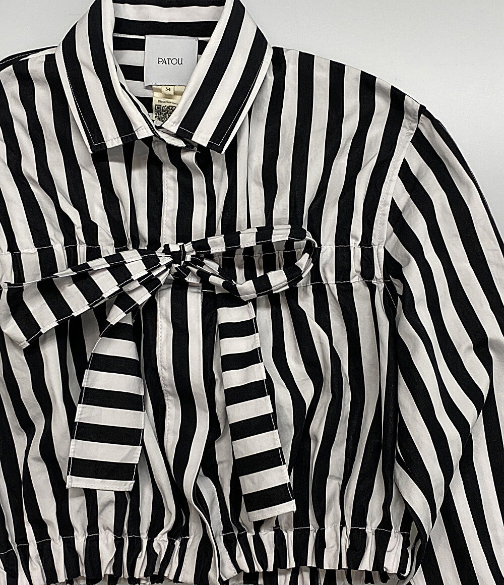 PATOU パトゥ ブラウス ショート丈 24SS レディース SIZE 34