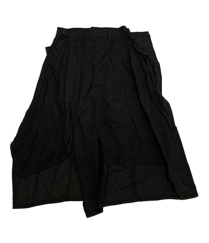 YOHJI YAMAMOTO リネン混 スカート FQ-S10-201 レディース SIZE 2 ヨウジヤマモト