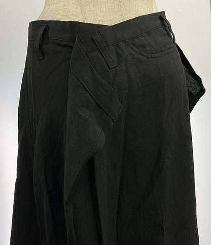 YOHJI YAMAMOTO リネン混 スカート FQ-S10-201 レディース SIZE 2 ヨウジヤマモト
